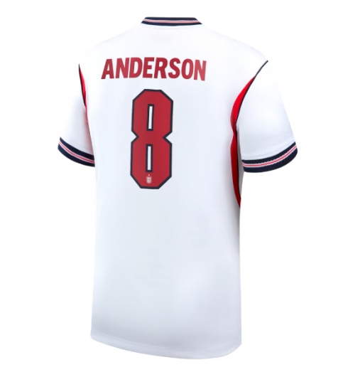 England Elliot Anderson #8 Hjemmedrakt VM 2026 Kortermet England Elliot Anderson #8 Hjemmedrakt VM 2026 Kortermet