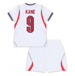 England Harry Kane #9 Hjemmedraktsett Barn VM 2026 Kortermet (+ Korte bukser)