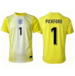 England Jordan Pickford #1 Keeper Bortedrakt VM 2026 Kortermet