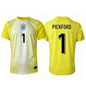 England Jordan Pickford #1 Keeper Bortedrakt VM 2026 Kortermet
