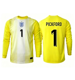 England Jordan Pickford #1 Keeper Bortedrakt VM 2026 Langermet