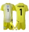 England Jordan Pickford #1 Keeper Bortedraktsett Barn VM 2026 Kortermet (+ Korte bukser)