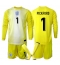 England Jordan Pickford #1 Keeper Bortedraktsett Barn VM 2026 Langermet (+ Korte bukser)