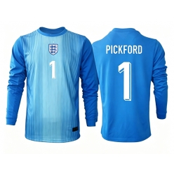 England Jordan Pickford #1 Keeper Hjemmedrakt VM 2026 Langermet