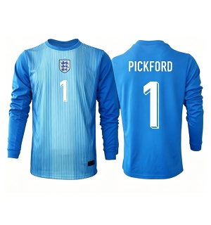 England Jordan Pickford #1 Keeper Hjemmedrakt VM 2026 Langermet