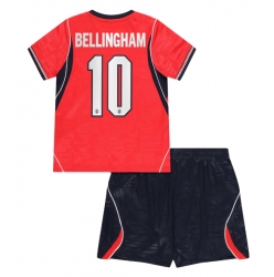 England Jude Bellingham #10 Bortedraktsett Barn VM 2026 Kortermet (+ Korte bukser)