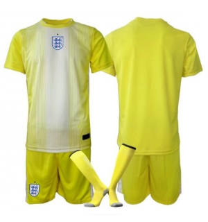 England Keeper Bortedraktsett Barn VM 2026 Kortermet (+ Korte bukser)