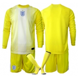 England Keeper Bortedraktsett Barn VM 2026 Langermet (+ Korte bukser)