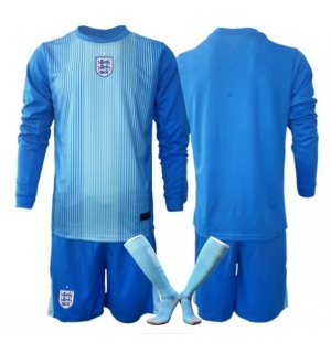 England Keeper Hjemmedraktsett Barn VM 2026 Langermet (+ Korte bukser)