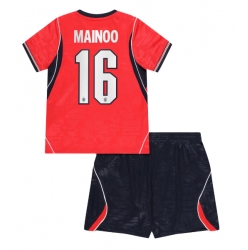 England Kobbie Mainoo #16 Bortedraktsett Barn VM 2026 Kortermet (+ Korte bukser)