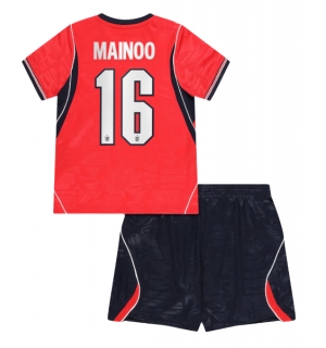 England Kobbie Mainoo #16 Bortedraktsett Barn VM 2026 Kortermet (+ Korte bukser)