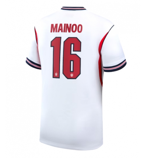 England Kobbie Mainoo #16 Hjemmedrakt VM 2026 Kortermet England Kobbie Mainoo #16 Hjemmedrakt VM 2026 Kortermet