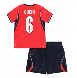 England Marc Guehi #6 Bortedraktsett Barn VM 2026 Kortermet (+ Korte bukser)