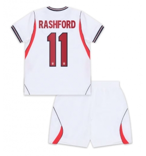 England Marcus Rashford #11 Hjemmedraktsett Barn VM 2026 Kortermet (+ Korte bukser)