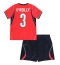 England Nico O'Reilly #3 Bortedraktsett Barn VM 2026 Kortermet (+ Korte bukser)