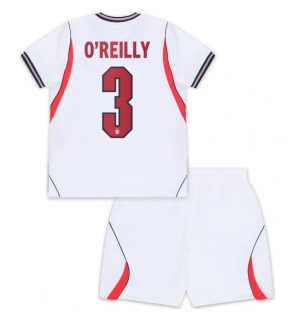 England Nico O'Reilly #3 Hjemmedraktsett Barn VM 2026 Kortermet (+ Korte bukser)