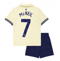 Everton Dwight McNeil #7 Bortedraktsett Barn 2025-26 Kortermet (+ Korte bukser)