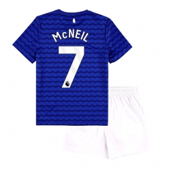 Everton Dwight McNeil #7 Hjemmedraktsett Barn 2025-26 Kortermet (+ Korte bukser)