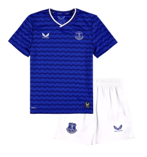 Everton Hjemmedraktsett Barn 2025-26 Kortermet (+ Korte bukser)