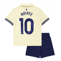 Everton Iliman Ndiaye #10 Bortedraktsett Barn 2025-26 Kortermet (+ Korte bukser)