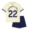 Everton Kiernan Dewsbury-Hall #22 Bortedraktsett Barn 2025-26 Kortermet (+ Korte bukser)