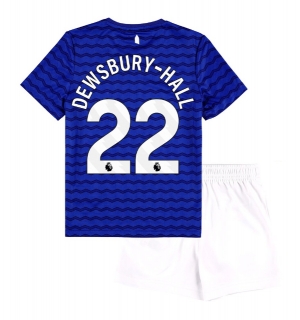 Everton Kiernan Dewsbury-Hall #22 Hjemmedraktsett Barn 2025-26 Kortermet (+ Korte bukser)