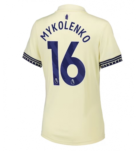 Everton Vitaliy Mykolenko #16 Bortedrakt Dame 2025-26 Kortermet Everton Vitaliy Mykolenko #16 Bortedrakt Dame 2025-26 Kortermet