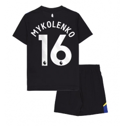 Everton Vitaliy Mykolenko #16 Tredjedraktsett Barn 2025-26 Kortermet (+ Korte bukser)