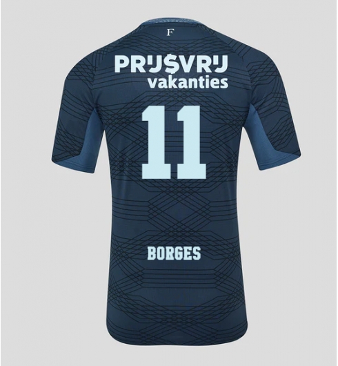 Feyenoord Goncalo Borges #11 Bortedrakt 2025-26 Kortermet Feyenoord Goncalo Borges #11 Bortedrakt 2025-26 Kortermet
