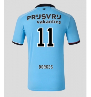 Feyenoord Goncalo Borges #11 Bortedrakt 2026-27 Kortermet