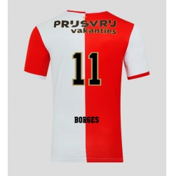 Feyenoord Goncalo Borges #11 Hjemmedrakt 2025-26 Kortermet