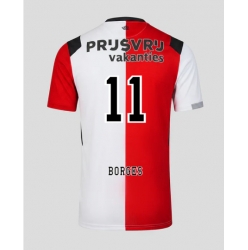 Feyenoord Goncalo Borges #11 Hjemmedrakt 2026-27 Kortermet