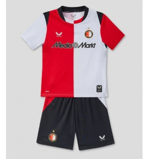 Feyenoord Hjemmedraktsett Barn 2026-27 Kortermet (+ Korte bukser)