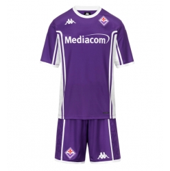Fiorentina Hjemmedraktsett Barn 2025-26 Kortermet (+ Korte bukser)