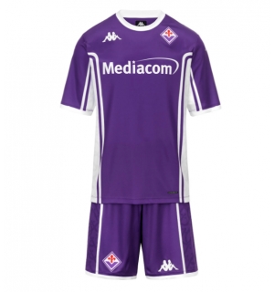 Fiorentina Hjemmedraktsett Barn 2025-26 Kortermet (+ Korte bukser)