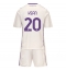 Fiorentina Moise Kean #20 Bortedraktsett Barn 2025-26 Kortermet (+ Korte bukser)