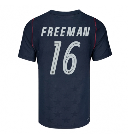 Forente stater Alex Freeman #16 Bortedrakt VM 2026 Kortermet Forente stater Alex Freeman #16 Bortedrakt VM 2026 Kortermet