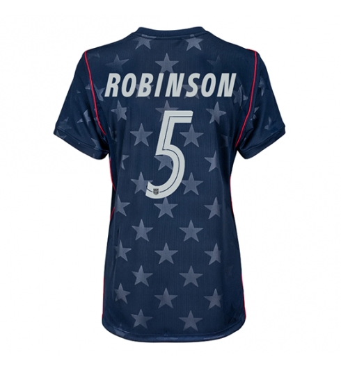 Forente stater Antonee Robinson #5 Bortedrakt Dame VM 2026 Kortermet Forente stater Antonee Robinson #5 Bortedrakt Dame VM 2026 Kortermet