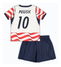 Forente stater Christian Pulisic #10 Hjemmedraktsett Barn VM 2026 Kortermet (+ Korte bukser)