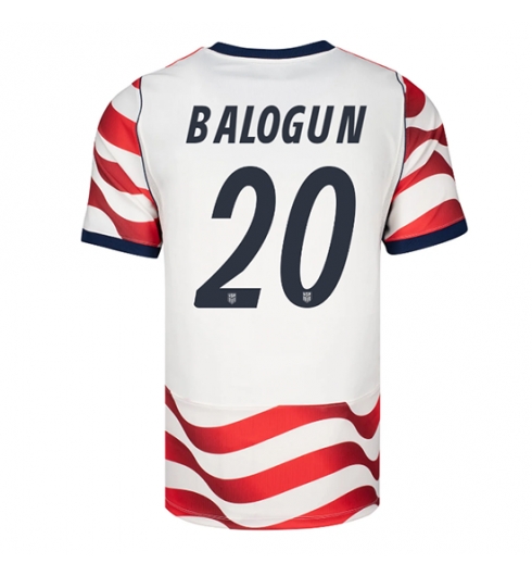 Forente stater Folarin Balogun #20 Hjemmedrakt VM 2026 Kortermet Forente stater Folarin Balogun #20 Hjemmedrakt VM 2026 Kortermet