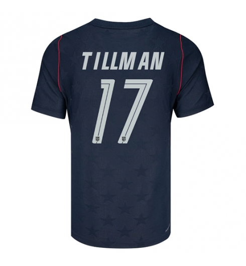 Forente stater Malik Tillman #17 Bortedrakt VM 2026 Kortermet Forente stater Malik Tillman #17 Bortedrakt VM 2026 Kortermet