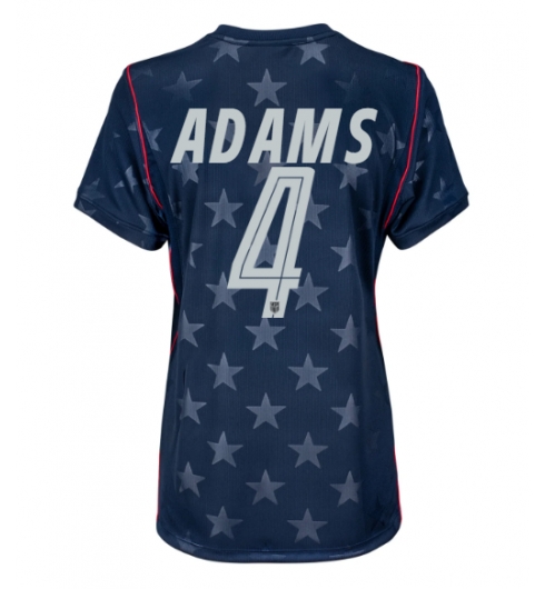 Forente stater Tyler Adams #4 Bortedrakt Dame VM 2026 Kortermet Forente stater Tyler Adams #4 Bortedrakt Dame VM 2026 Kortermet