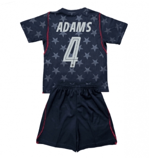 Forente stater Tyler Adams #4 Bortedraktsett Barn VM 2026 Kortermet (+ Korte bukser)