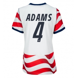 Forente stater Tyler Adams #4 Hjemmedrakt Dame VM 2026 Kortermet