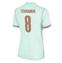 Frankrike Aurelien Tchouameni #8 Bortedrakt Dame VM 2026 Kortermet
