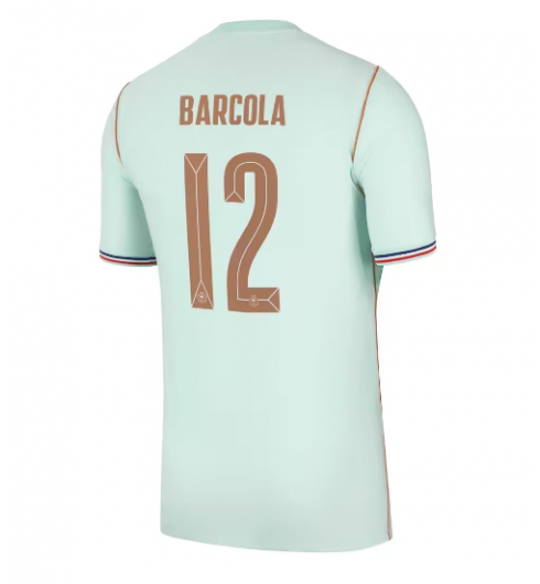 Frankrike Bradley Barcola #12 Bortedrakt VM 2026 Kortermet Frankrike Bradley Barcola #12 Bortedrakt VM 2026 Kortermet