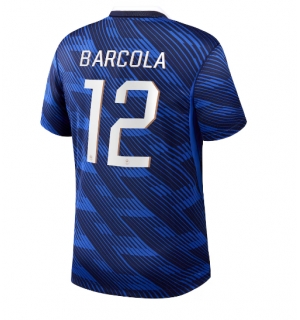 Frankrike Bradley Barcola #12 Hjemmedrakt VM 2026 Kortermet