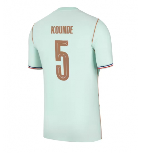 Frankrike Jules Kounde #5 Bortedrakt VM 2026 Kortermet Frankrike Jules Kounde #5 Bortedrakt VM 2026 Kortermet