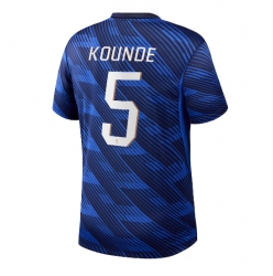Frankrike Jules Kounde #5 Hjemmedrakt VM 2026 Kortermet