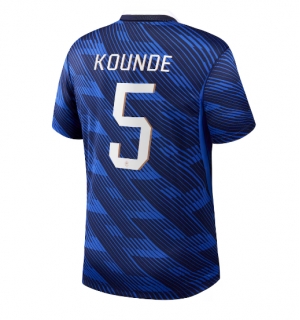 Frankrike Jules Kounde #5 Hjemmedrakt VM 2026 Kortermet